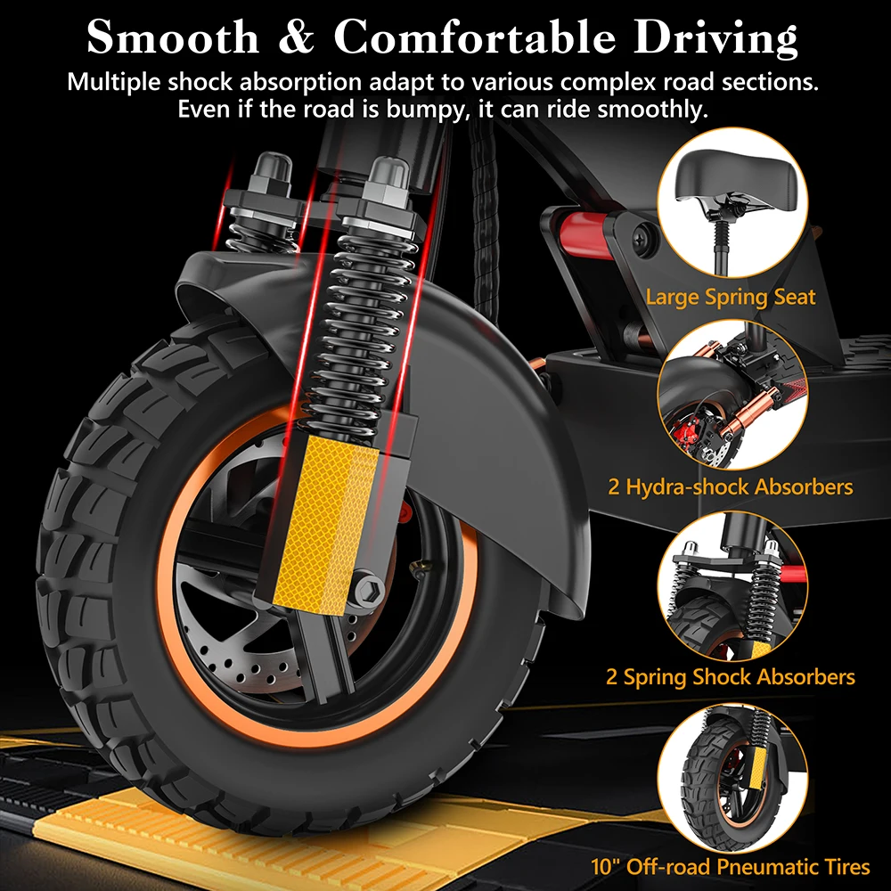 IENYRID M4 Pro S+ Foldable Electric Scooter with LCD Display - Image 4